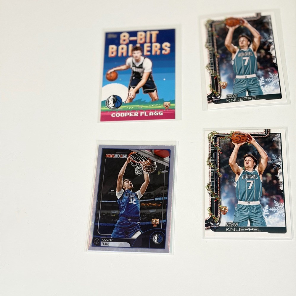 25-26 Lot Cooper Flagg Silver 8-Bit Ballers Dylan Harper Kon Knueppel Edgecombe - Picture 2 of 8